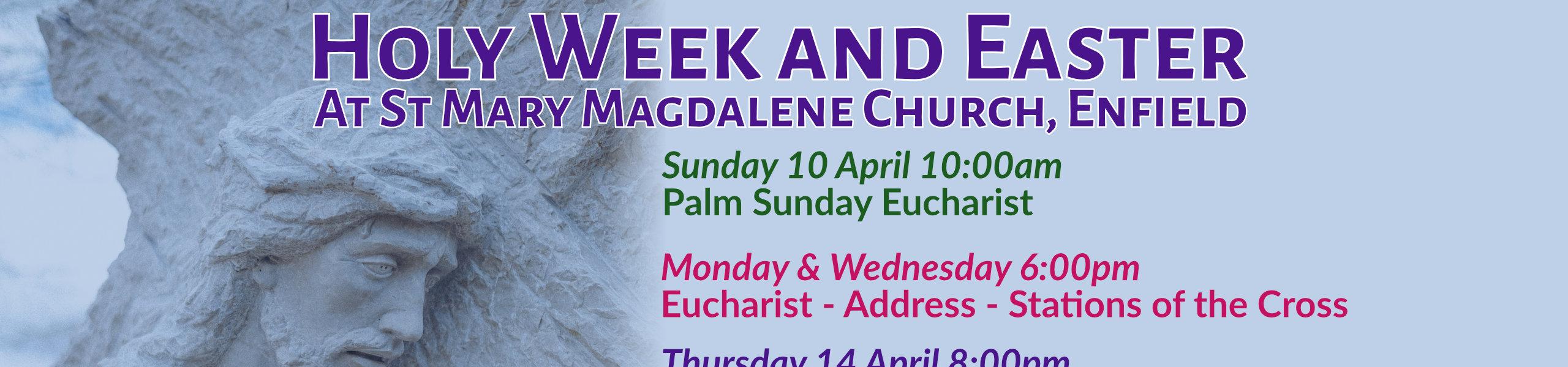 Easter website header
