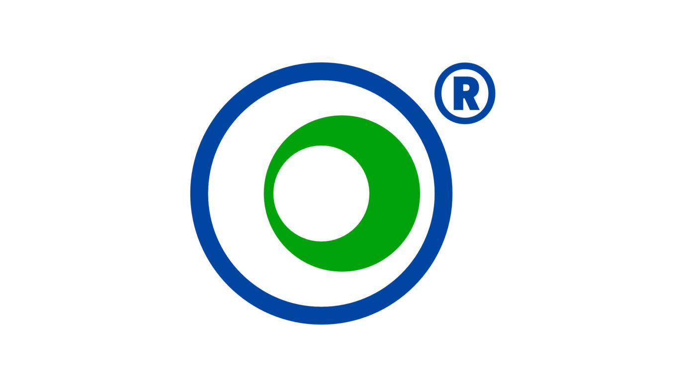 KCM registered logo blue R