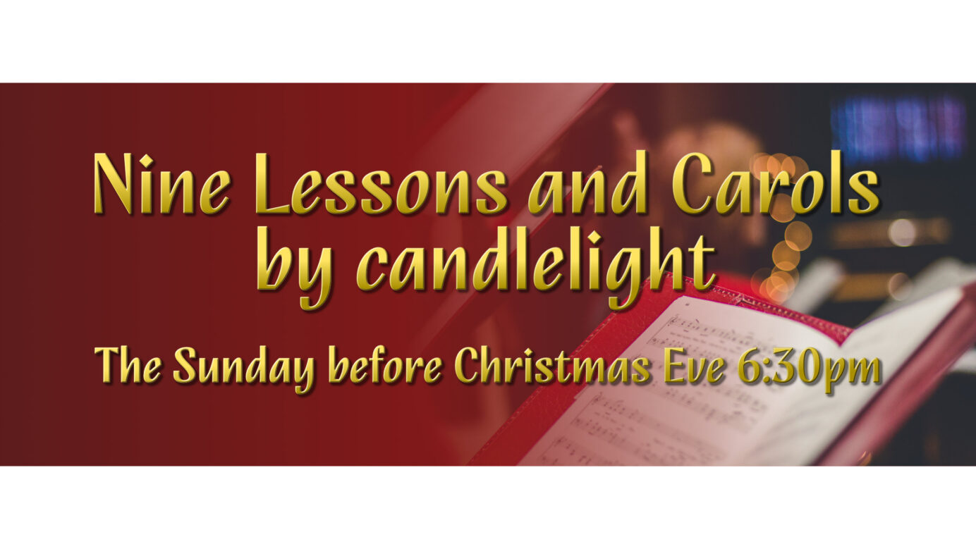 Nine Lessons and Carols banner