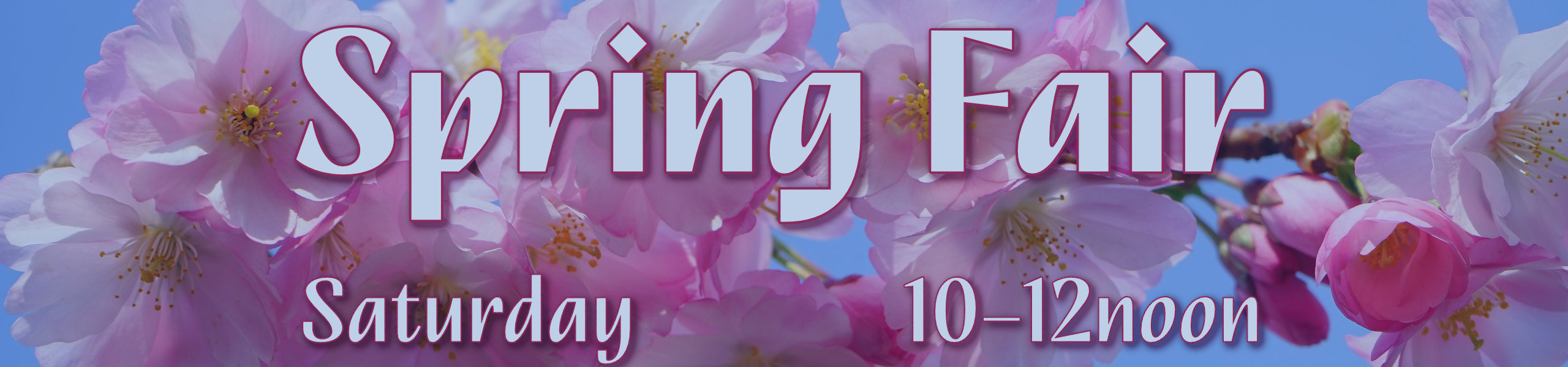 Spring Fair banner header